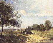 Jean Baptiste Camille  Corot THe Wagon oil painting picture wholesale